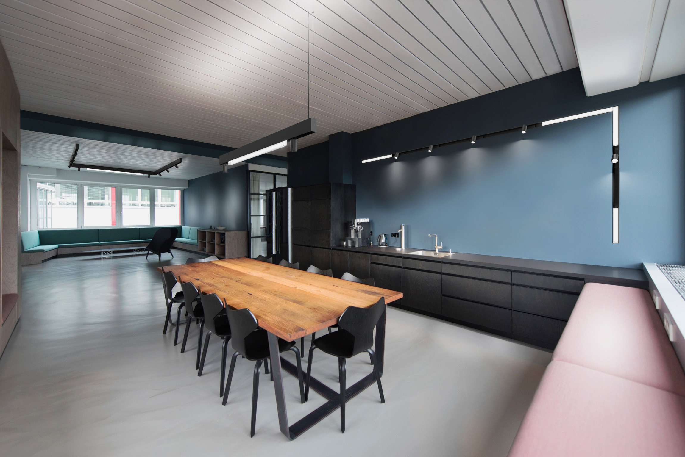 Restaurant Reception, Align in a hospitality interior