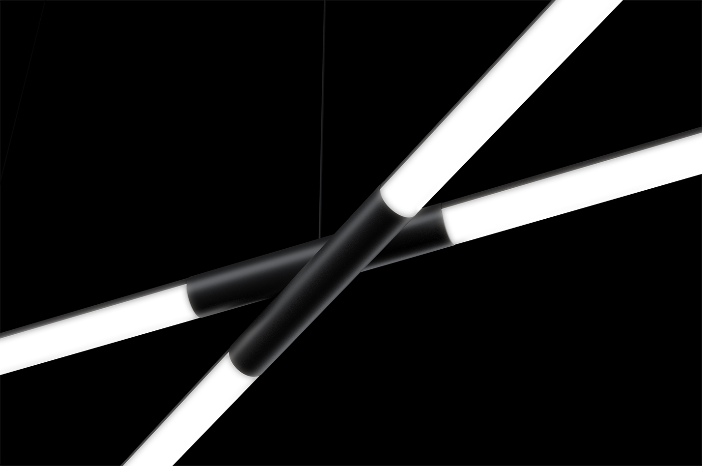 Aloft articulated linear segments with joiners