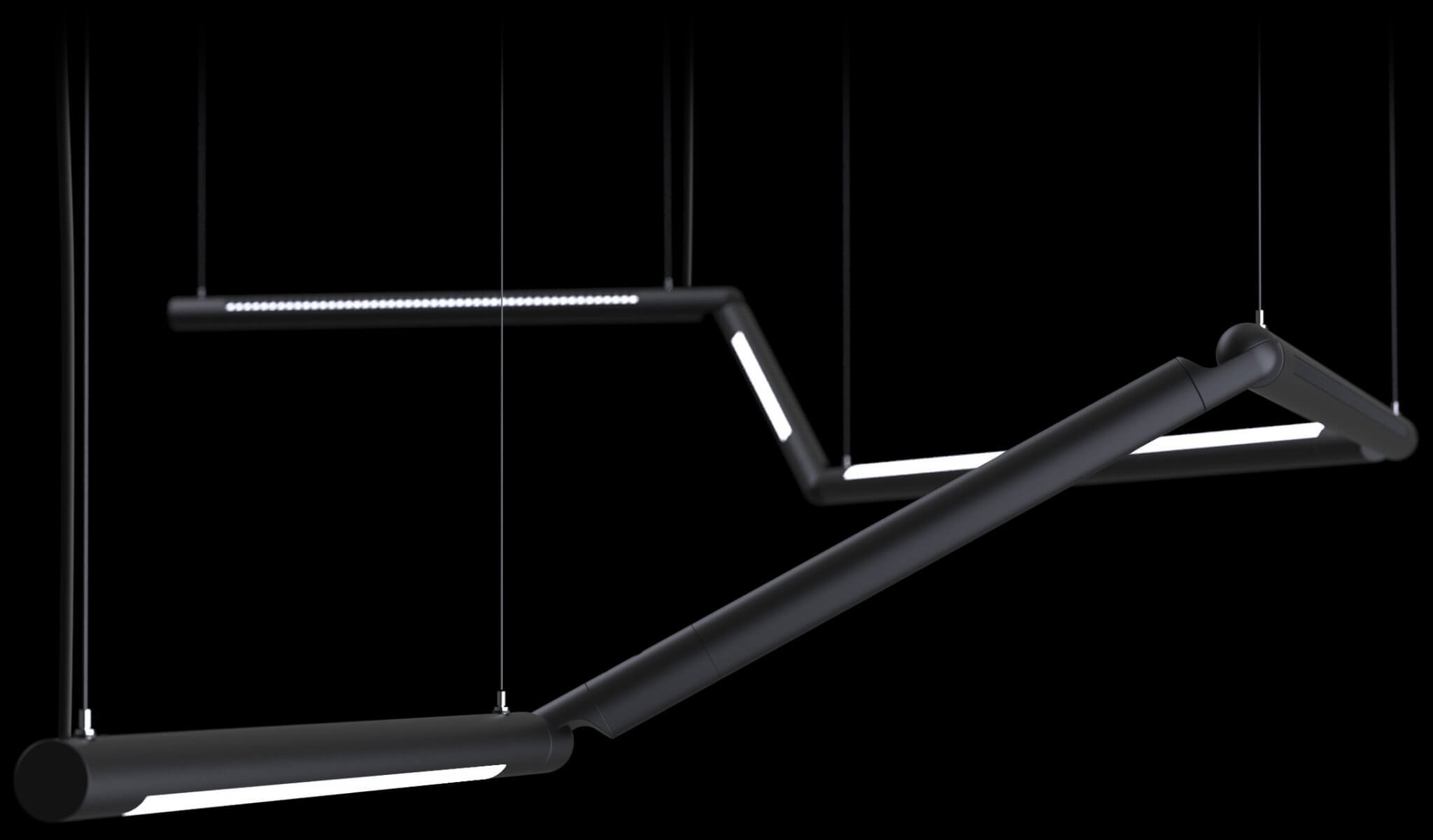 Aloft luminaire system product render
