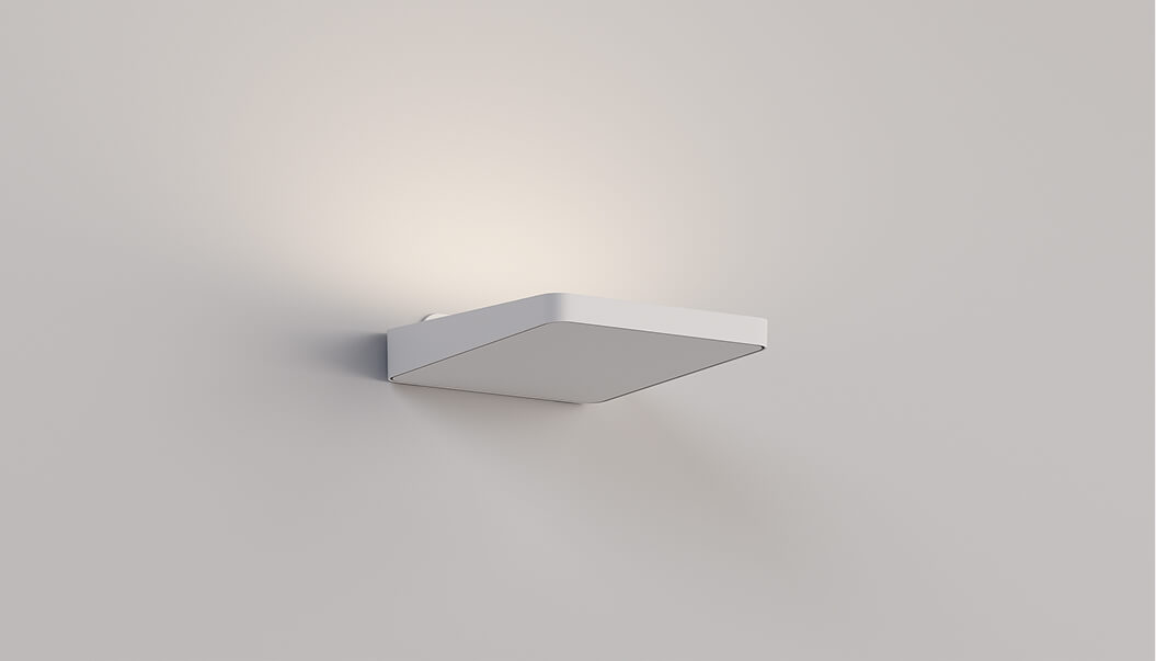 Angle wall-mounted luminaire