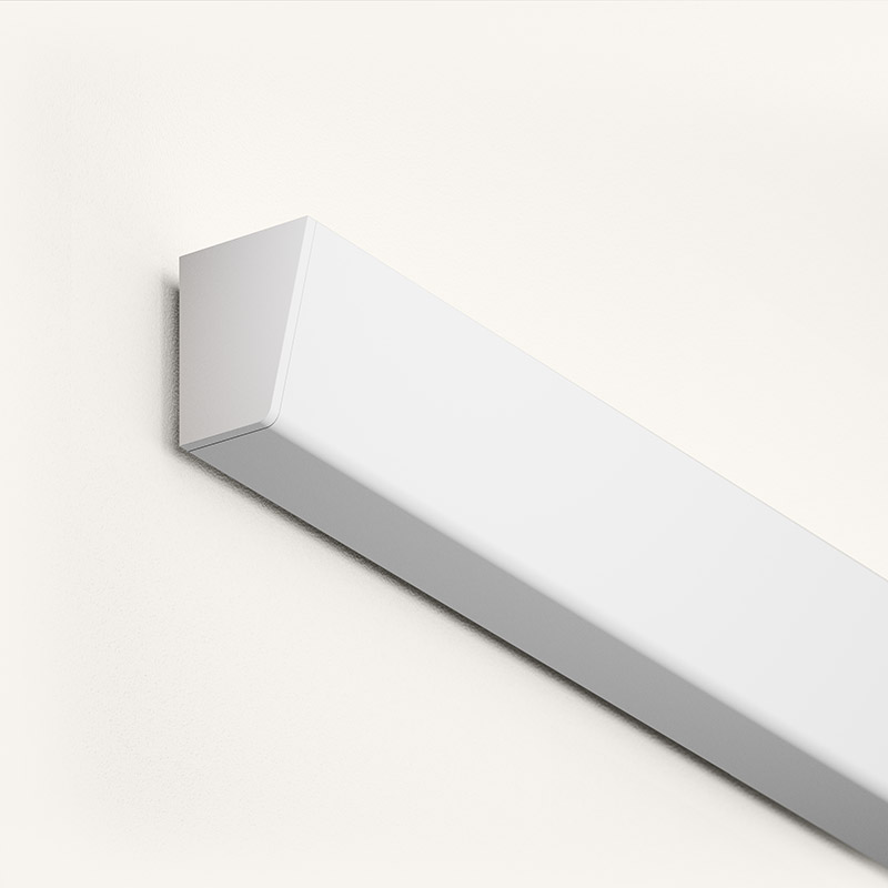 Mira asymmetric ceiling-throw luminaire render