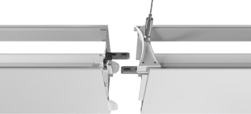 Two PRIM segments joining through the patent-pending electromechanical fast link