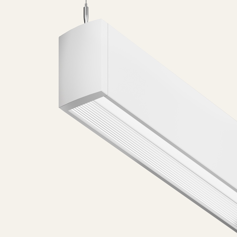 PRIM textured white housing finish